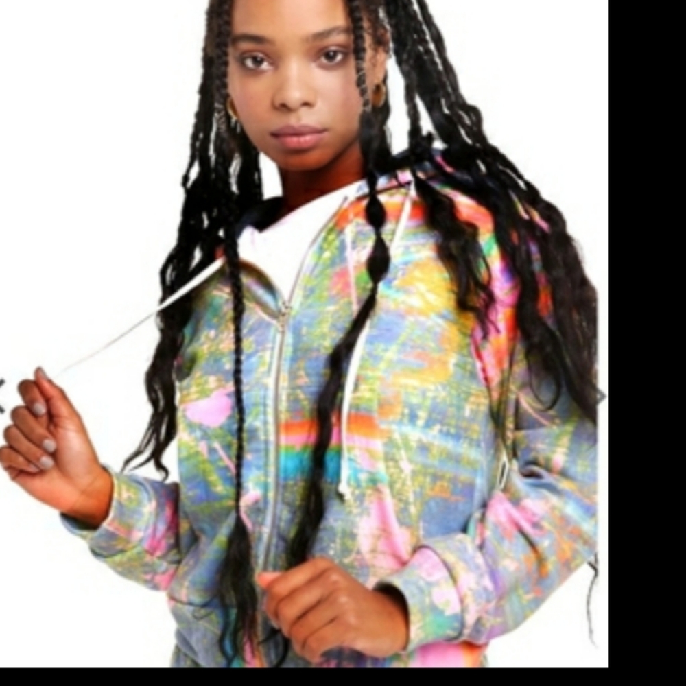💣NEW Wildfox Galaxy Glitch Regan hoodie